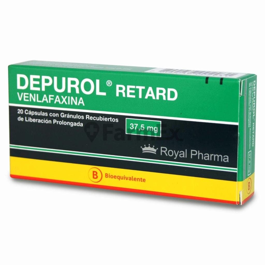 Depurol Retard 37,5 mg x 20 cápsulas susc-1 de 3 meses Farmex-Suscripciones-Persistente